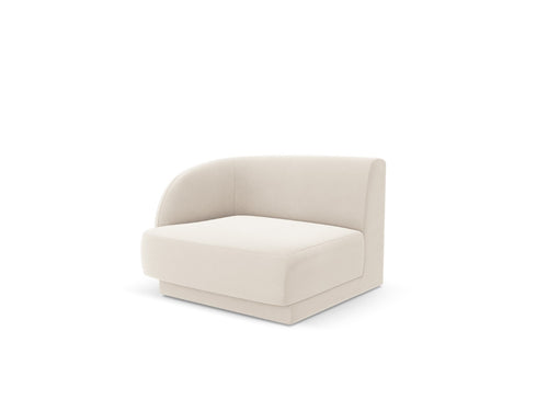 Micadoni linker module Miley flueel lichtbeige - 90x90x70cm