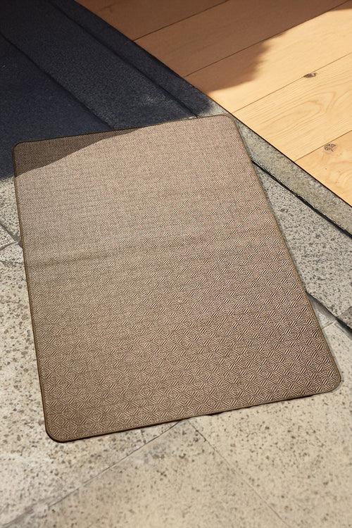 Calma House Deurmat Catar - Bruin - 45x75