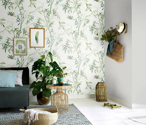 Erismann behang bladeren groen - 53 cm x 10.05 m - 661614 - vtwonen shop