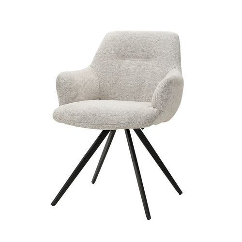 Livingfurn eetkamerstoel Sneak Natural - stof - vtwonen shop