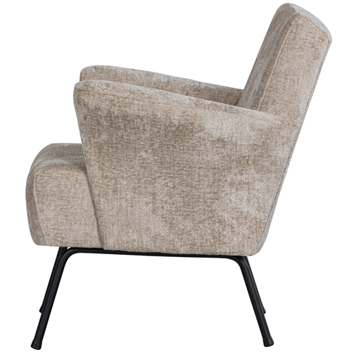 BePureHome fauteuil Muse - Geweven stof - Naturel - 77x73x70 - vtwonen shop