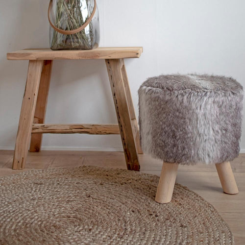 Artichok Milou Jute Vloerkleed Ø 120 cm - Naturel