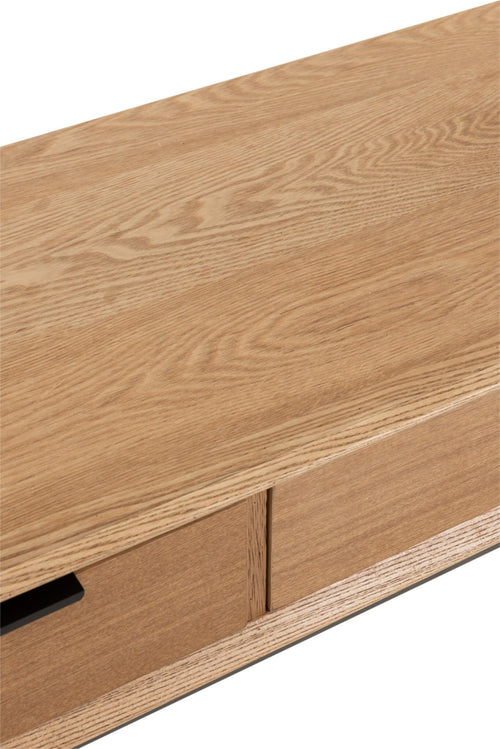 J-Line console 3 Laden - hout/metaal - naturel