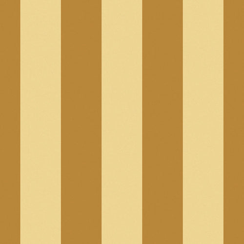 MADE Vliesbehang - Demi Ochre Wide Stripe