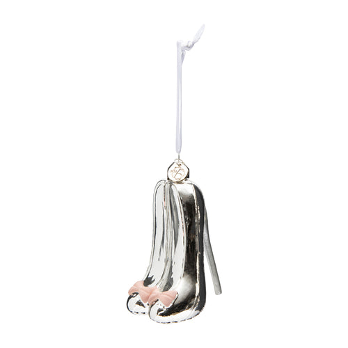 Rivièra Maison High Heels Christmas Ornament - Glas - Zilver - vtwonen shop