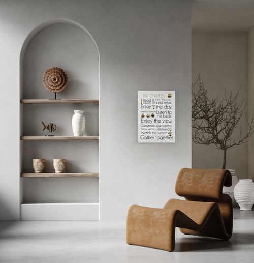 Canvas 60x40 Afdruk Tuinregels - vtwonen shop