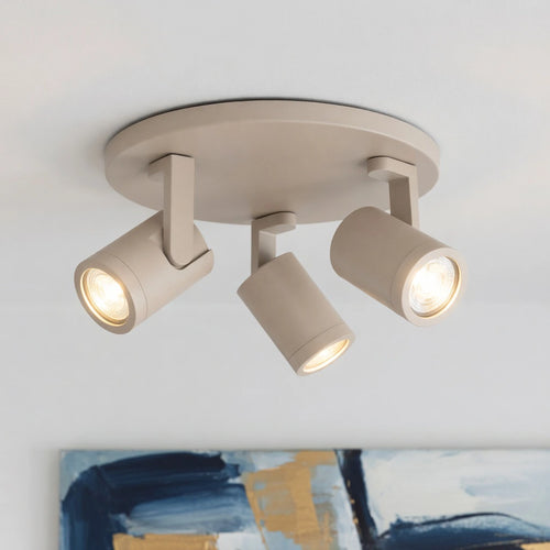 Highlight spot HALO - 3 lichts - 25  x 15   cm - beige