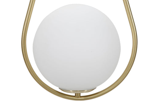 Mauro Ferretti kroonluchter - 24x20x47 cm - goud/wit