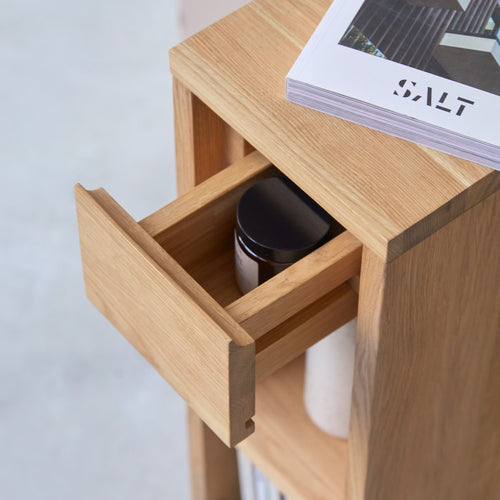 Tikamoon Massief eiken nachtkastje - Naturel - vtwonen shop