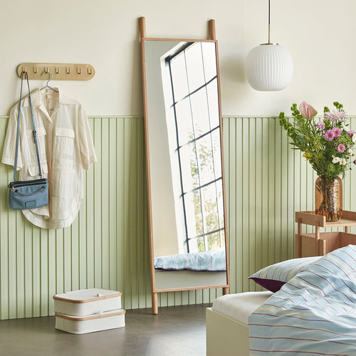 Hübsch vazen Texture - glas - ø17xh19, ø17xh30cm - vtwonen shop