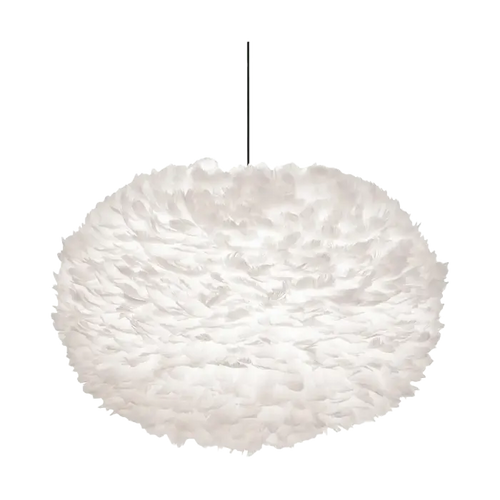 Umage Eos XX-large hanglamp white - met koordset zwart - Ø 110 cm - vtwonen shop