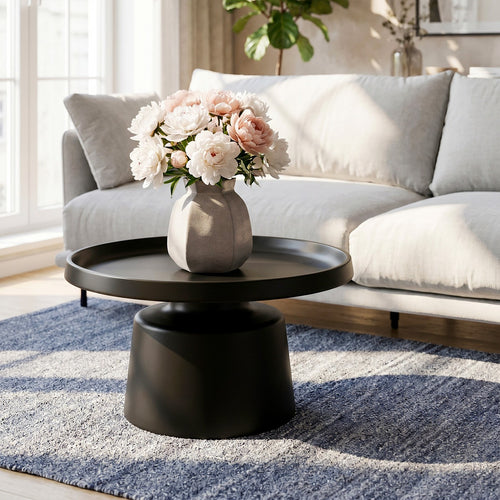 Kare Design Salontafel Lima Ø70cm zwart