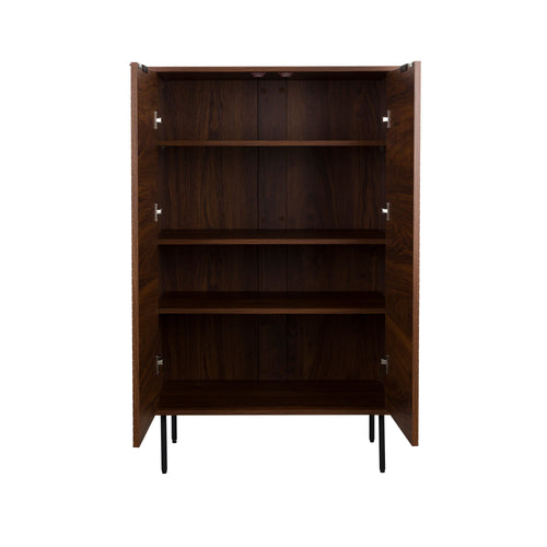 Housecraft Living Flux Opbergkast Hoog Walnoot - Bruin - vtwonen shop