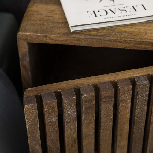 Giga Meubel Nachtkastje Tweak - Naturel Hout - Set van 2 - 40x30x60cm - vtwonen shop