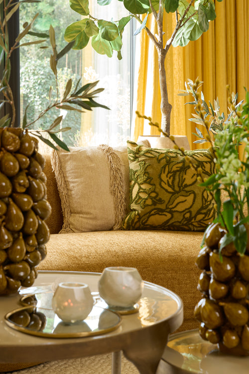 Light & Living kussen LUANI - 45x45x10cm - wit - vtwonen shop