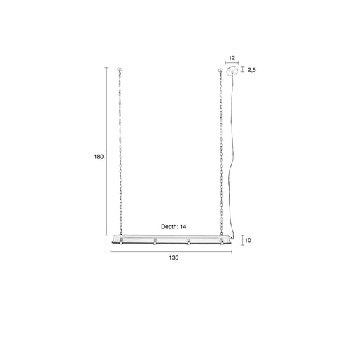 Zuiver G.T.A. Hanglamp XL Zwart - vtwonen shop