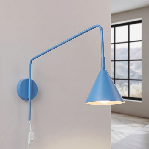 Sollux Lighting Wandlamp NOX lichtblauw - 14x61x30cm