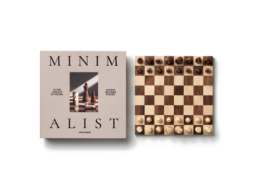 Printworks Spel - Chess Wood - The Minimalist