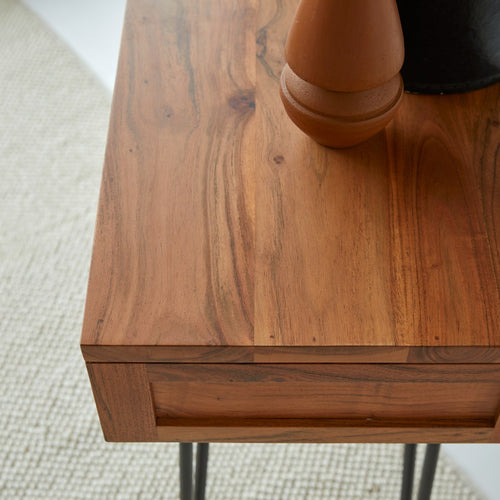 Tikamoon Massief acacia bijzettafel - Bruin - vtwonen shop