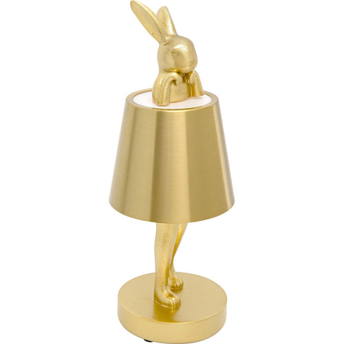 Kare Design Tafellamp Animal konijn LED 29cm goud