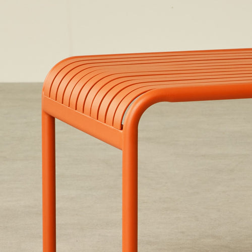 Tikamoon 2-zits tuinsets van oranje metaal - Oranje