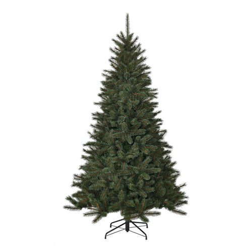 Black Box Trees Toronto Kunstboom h230xd140cm - Kerstboom met Realistische Frosted Naaldtips - Kerstversiering voor Binnen - Scharnierconstructie voor