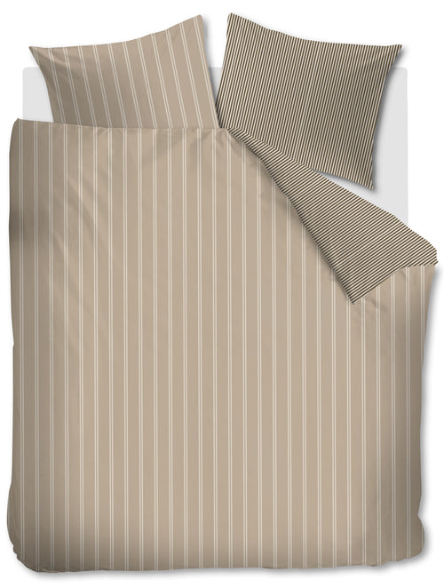 vtwonen Dekbedovertrek Mini Stripe - 200 x 220 cm - Naturel