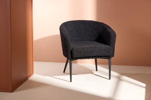 Rebellenclub Fauteuil Minerva - Zwart - vtwonen shop