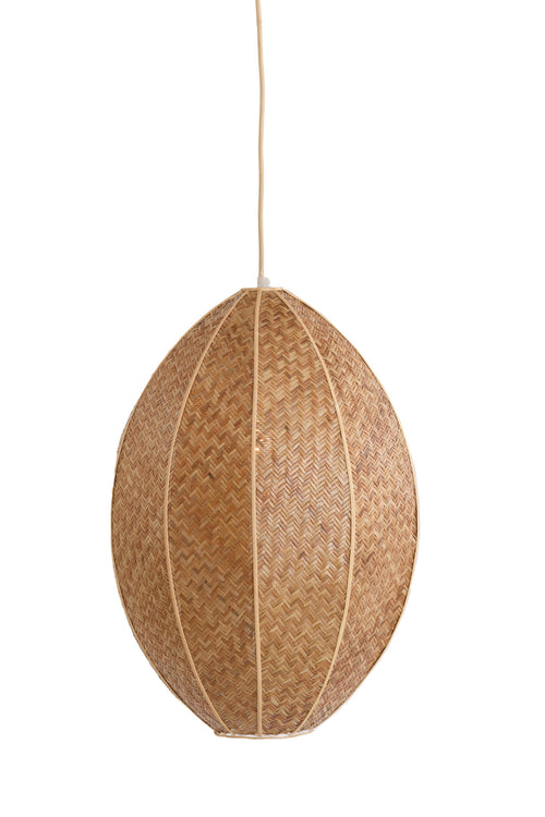 Light & Living hanglamp MILATOS - bruin - Ø38x51cm
