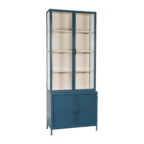 New Routz Vitrinekast Detroit Small blauw/zand
