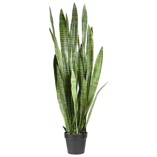 Maxifleur Sanseveria kunstplant 130cm - groen