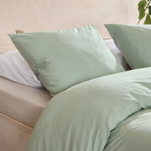Walra - Dekbedovertrek Remade Uni Essence - 240x220 cm - Groen