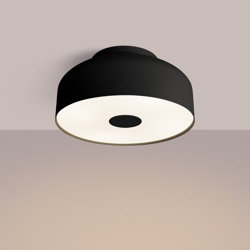 Sollux Lighting Plafondlamp OMIQ zwart - 30x30x15cm
