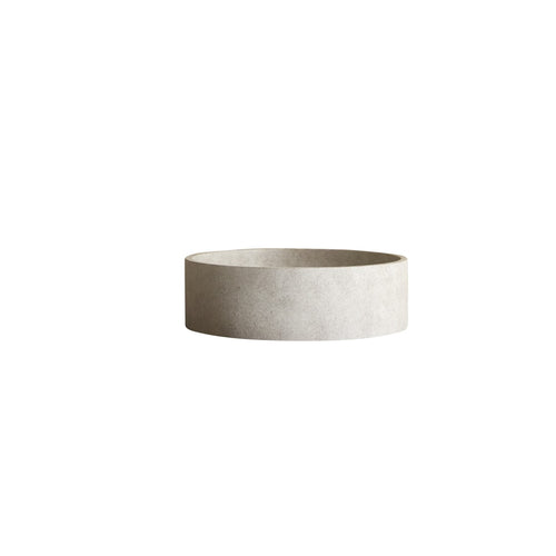 Tikamoon Ronde waskom in grijs beton ∅ 39 cm - Grijs