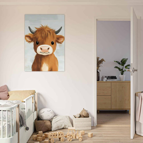 Artfulprints  Vriendelijke hooglander   poster 30x40 cm - vtwonen shop