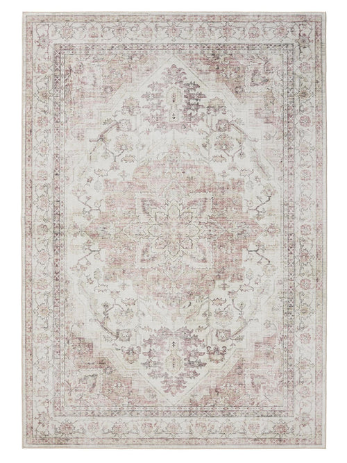 benuta wasbaar vloerkleed George - roze/beige - 140x200 cm
