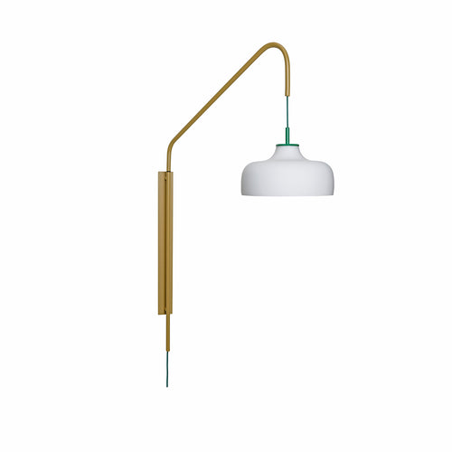Hübsch wandlamp Current - glas/ijzer - 71x30xh111cm