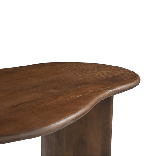DÉJA Living Eettafel Tornio - Organisch Donkerbruin Hout - 180x110x76cm