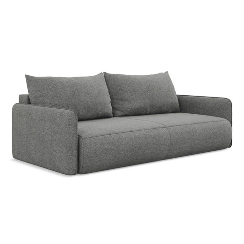 LaMiaSofa 3-zits slaapbank Palermo - chenille stof - olifant - 216x105x86