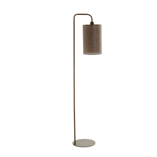 Light & Living vloerlamp Donio - bruin - 33.5x28x155cm - vtwonen shop