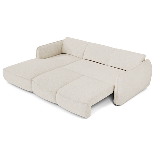 Sia Home slaapbank LIVIA - Bouclette stof - Crème - 274cm