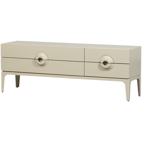 WOOOD tv meubel Merge - Eucalyptus hout - Dust/Beige - 57x160x44 - vtwonen shop