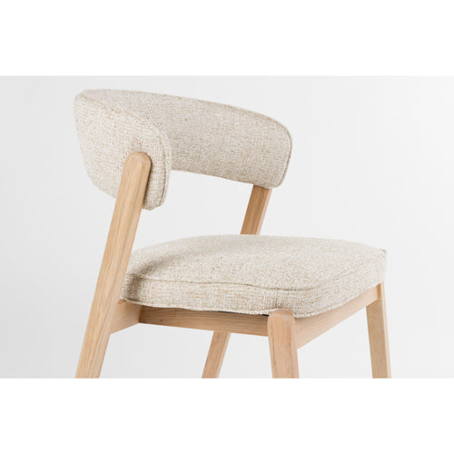 Zuiver Bright Eetkamerstoelen Beige - Set van 2 - vtwonen shop