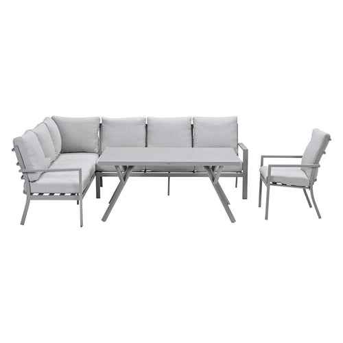 Garden Impressions lounge dining set Senja valley sand - 4-delig - links incl stoel - vtwonen shop