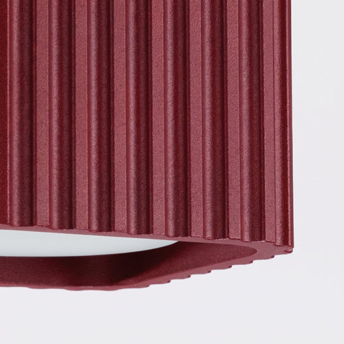 Sollux Lighting Plafondlamp RIFF 1 bordeaux Gx53 - 10x10x6cm