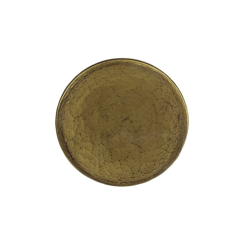 Giga Meubel Bijzettafel Eclipse - Goud Metaal/Glas - 30x30x45cm