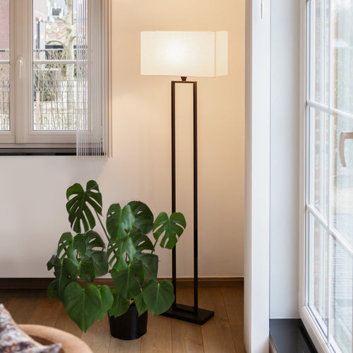 Atmooz vloerlamp Paula - zwart - 45 x 20 x H 160 cm - E27