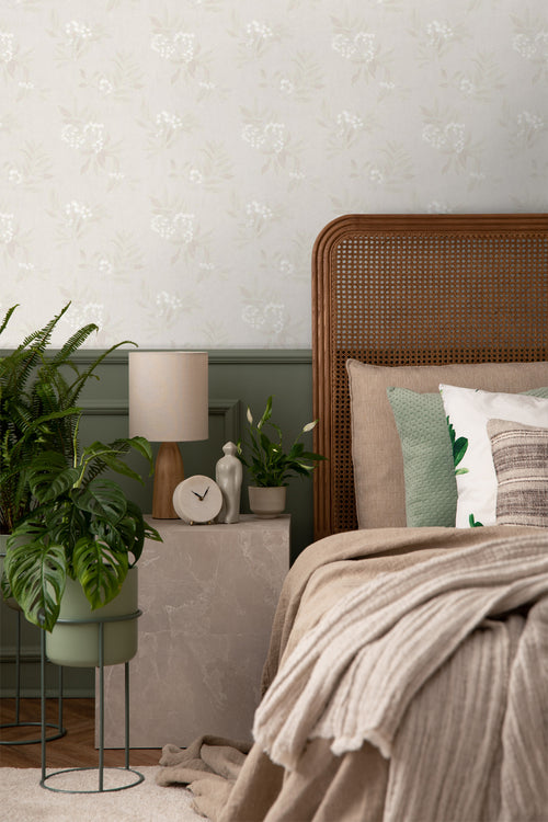 Borastapeter behang bloemen beige - 53 cm x 10.05 m - 660535 - vtwonen shop