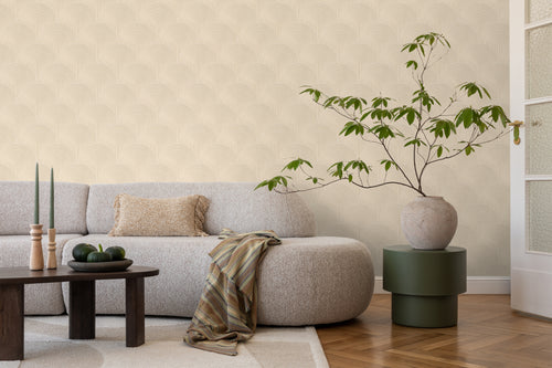 ESTAhome behang 3D-motief warm beige - 50 x 900 cm - 131101 - vtwonen shop