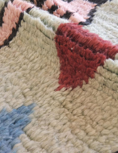 AFK Living vloerkleed Berber - handgemaakt - Wol - 64 x 335 cm